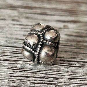 PANDORA Journey Silver Bumpy Bead Charm ALE 925 Preloved, Excellent